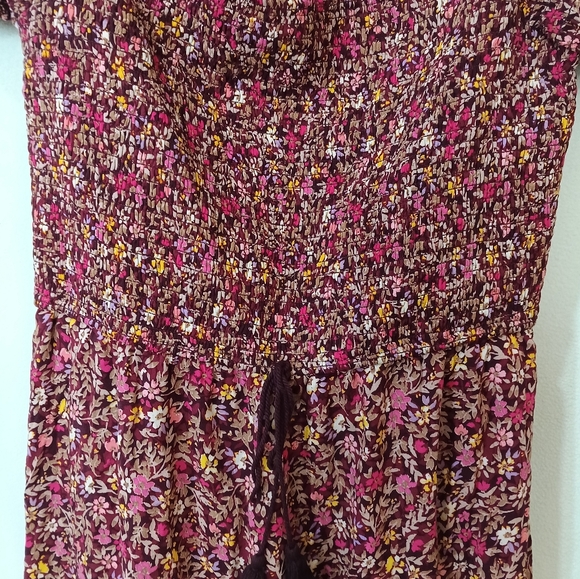 Xhilaration women's floral jumpsuit large - Picture 2 of 5